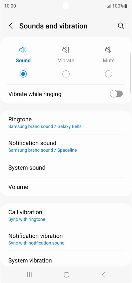 Press Ringtone.