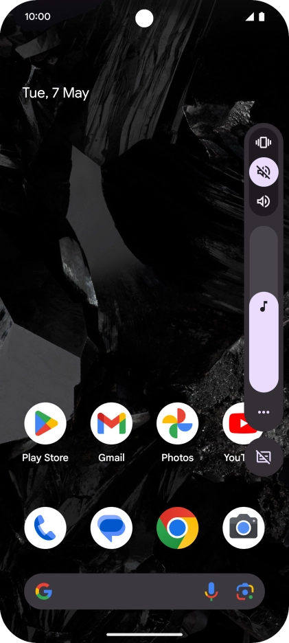 Press the sound icon to turn off the function.