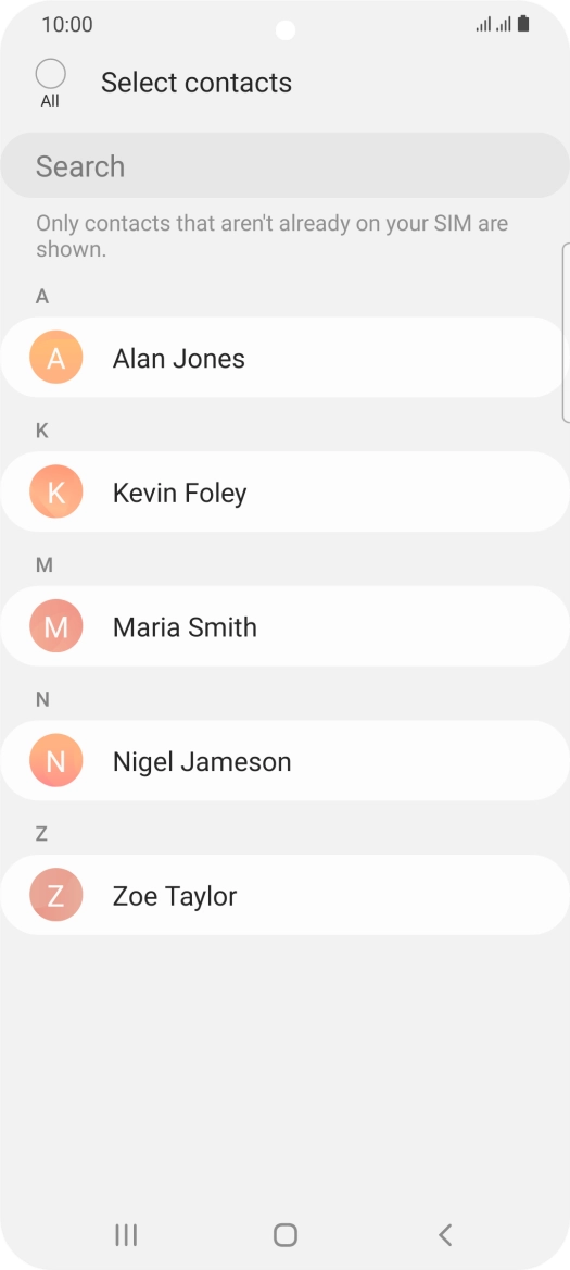 Press the field above 