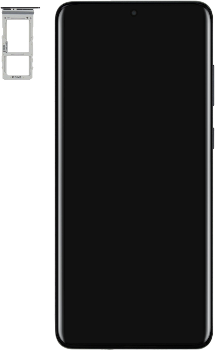 Turn your SIM as illustrated next to the SIM holder and place it in the SIM holder.