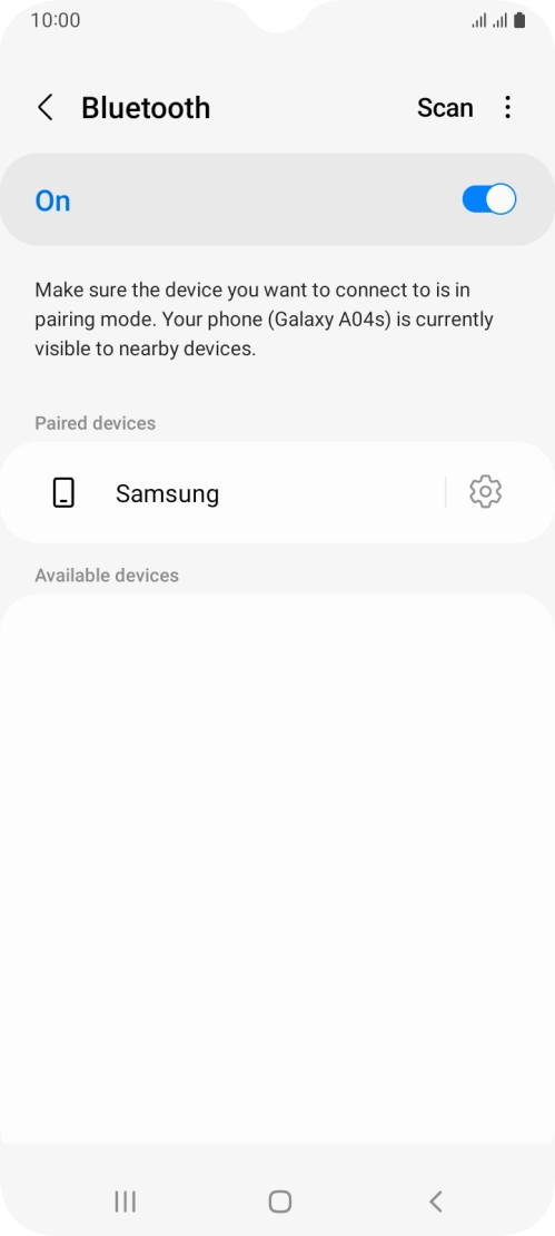 Press the Home key to return to the home screen.