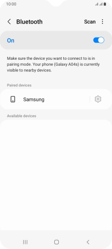 Press the Home key to return to the home screen.
