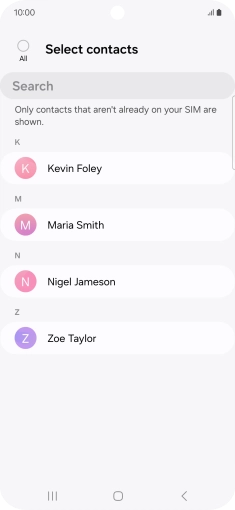 Press the field above 