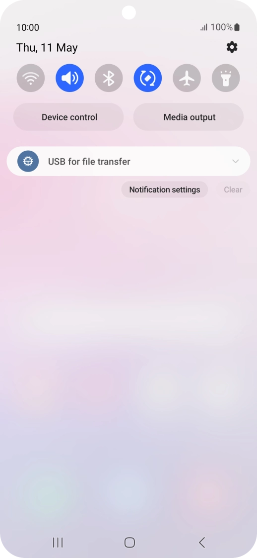 Press the drop down list.