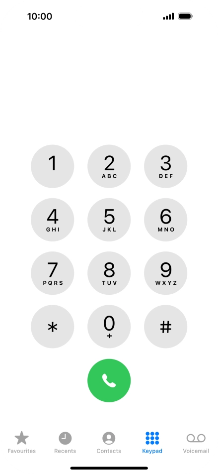 Press Keypad.