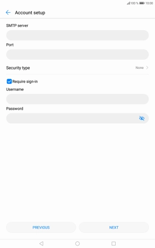 Press the field below 