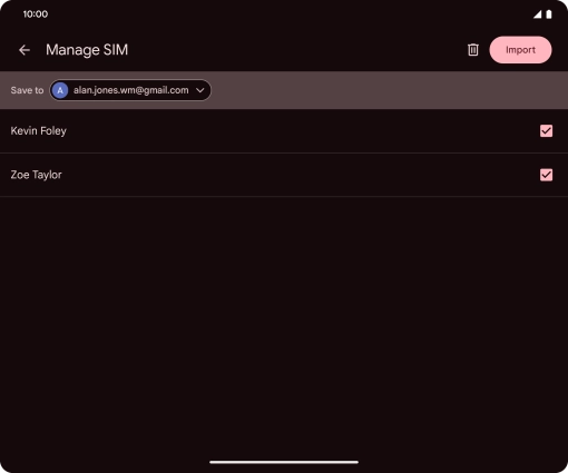 Press the drop down list next to 