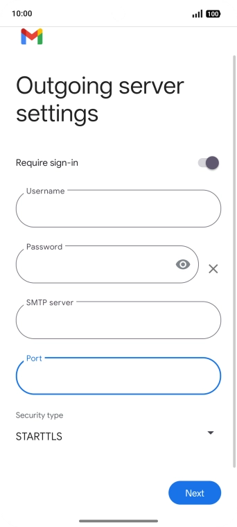 Press the drop down list below 