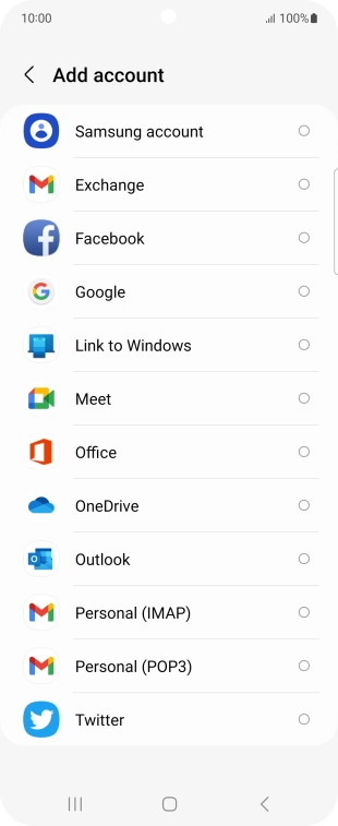Press Google.