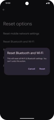 Press Reset.