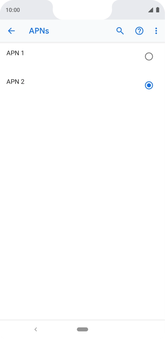 Press the Home key to return to the home screen.