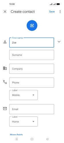 Press Surname and key in the required last name.