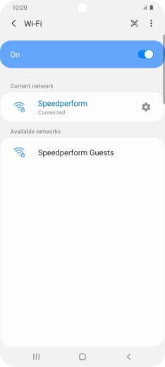 Press the Home key to return to the home screen.
