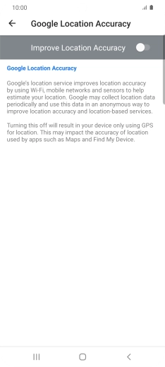 If you press the indicator next to 