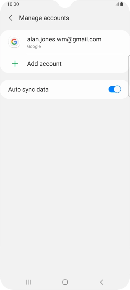 Press the Home key to return to the home screen.