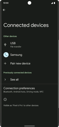 Slide your finger upwards starting from the bottom of the screen to return to the home screen.