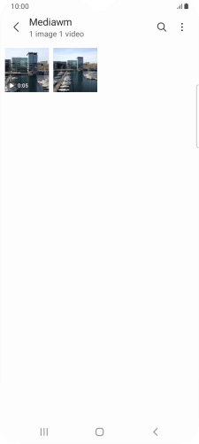 Press and hold any picture or video clip.