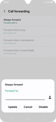 Press Disable.