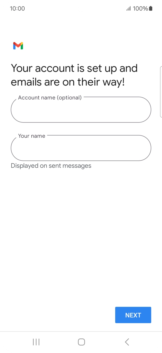 Press the field below 