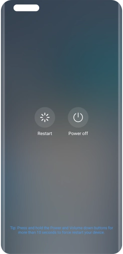 Press Power off.