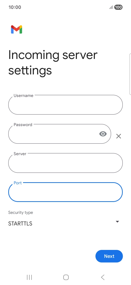 Press the drop down list below 