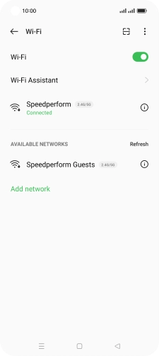 Press the Home key to return to the home screen.
