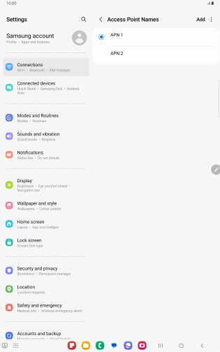 Press the Home key to return to the home screen.