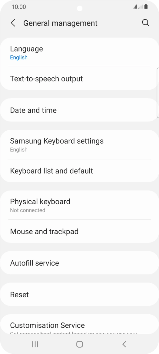 Press Date and time.