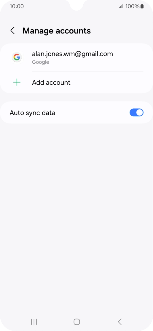 Press the Home key to return to the home screen.