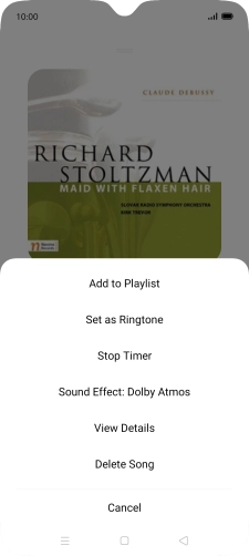 Press Add to Playlist.