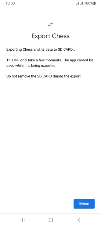 Press Move.