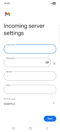 Press the field below 