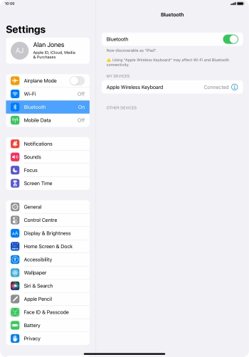 Slide your finger upwards starting from the bottom of the screen to return to the home screen.
