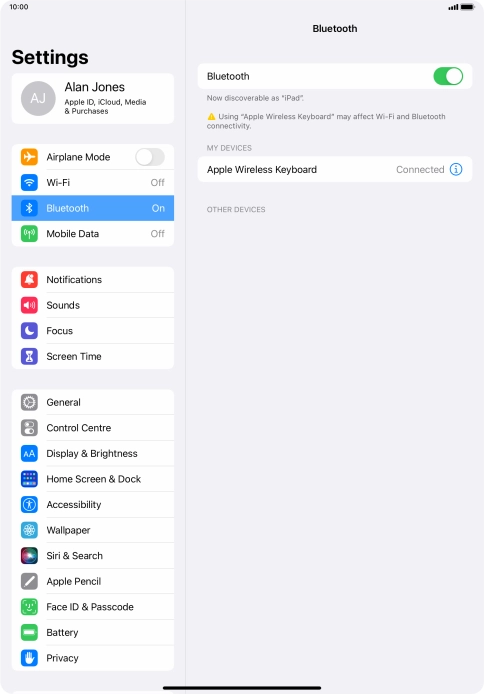 Slide your finger upwards starting from the bottom of the screen to return to the home screen.