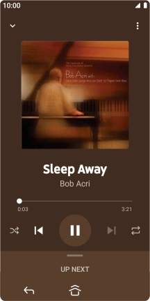 Press arrow right to go to the next audio file.