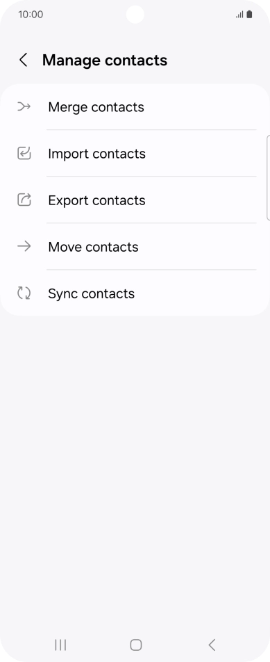 Press Import contacts.