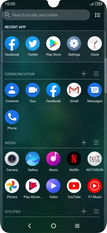 Press Play Store.