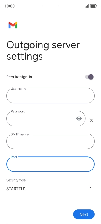 Press the drop down list below 