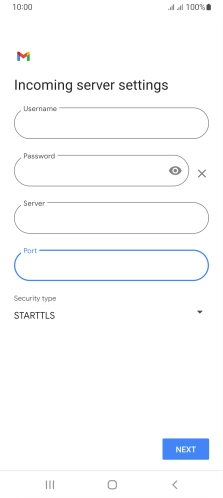 Press the drop down list below 