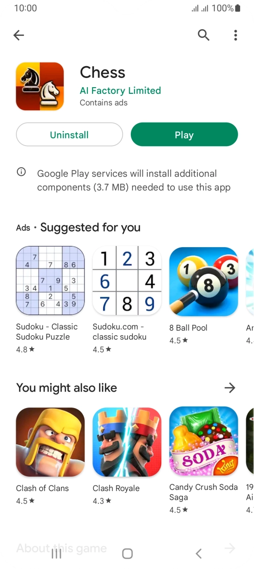 Press the Home key to return to the home screen.