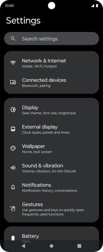 Press Connected devices.
