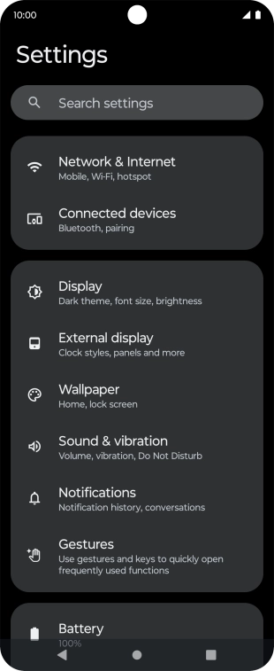 Press Connected devices.