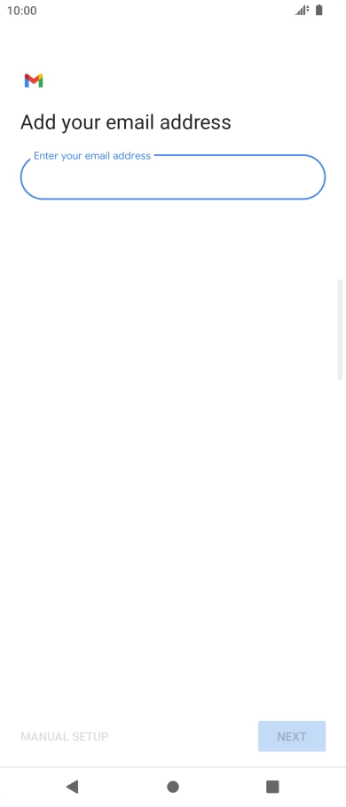 Press the field below 