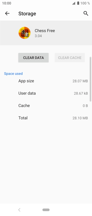 Press the Home key to return to the home screen.