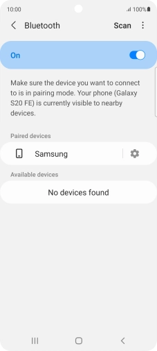 Press the Home key to return to the home screen.