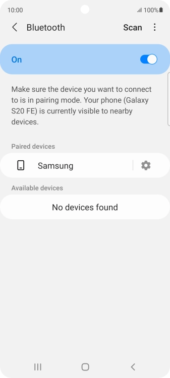 Press the Home key to return to the home screen.