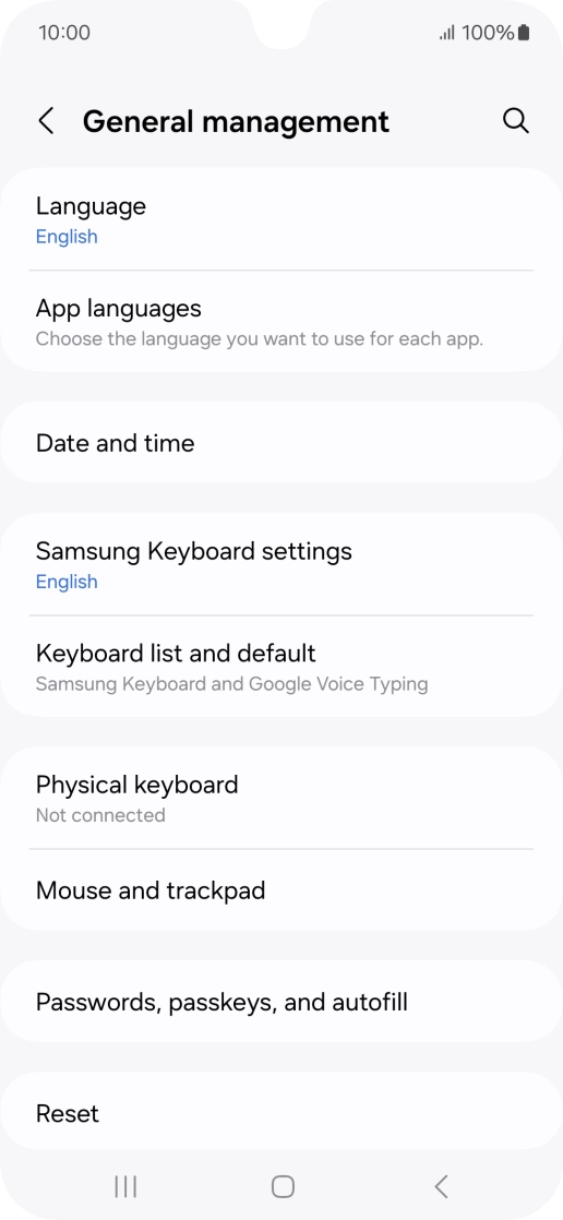Press Date and time.