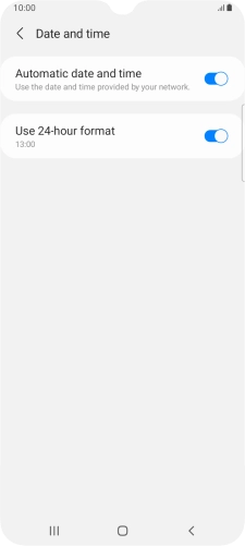 Press the Home key to return to the home screen.