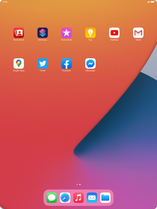 Press and hold the required app.