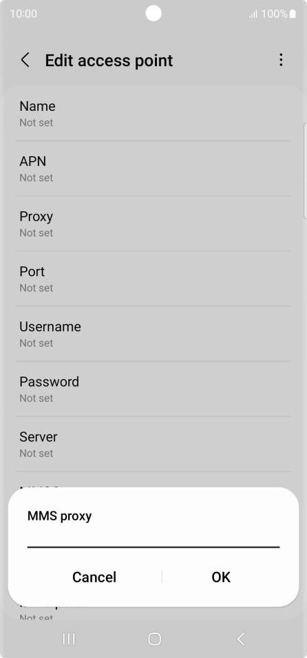 Key in 149.254.201.135 and press OK.